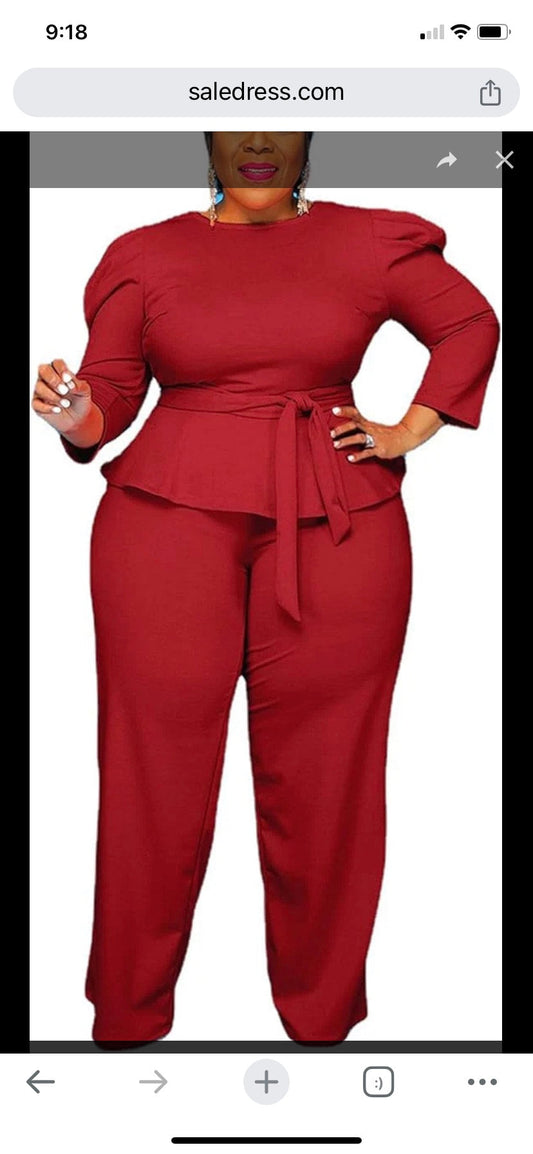 Plus size bossup outfit